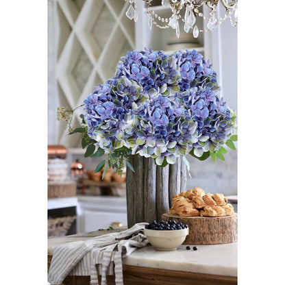 Künstliche Hortensie Real-Touch Blumen Hydrangea Kunstblumen