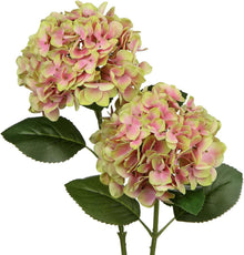 Künstliche Hortensie Blumen Real-Touch Kunstblumen Hydrangea Deko 2