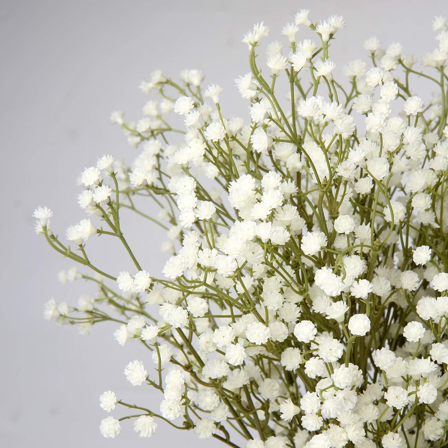 10 Stück Künstliche Gypsophila Blumenstrauß 60 cm