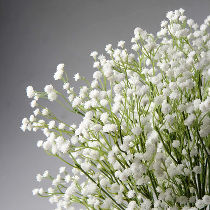 10er Set Künstliche Schleierkraut Blumenstrauß Deko Hochzeit Party