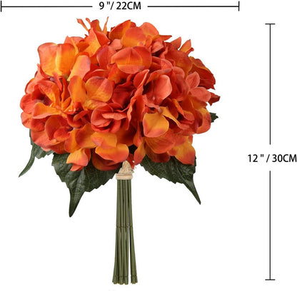 Kunstblume Hortensien Seidenblumen Bouquet Deko Hochzeit