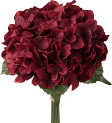 Kunstblume Hortensien Seidenblumenstrauß Hochzeit Deko Bouquet