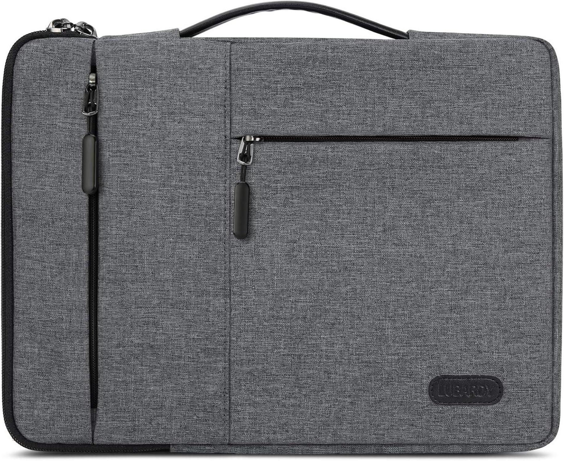 Laptophülle 13-14 Zoll stoßfest wasserdicht Nylon Schwarz