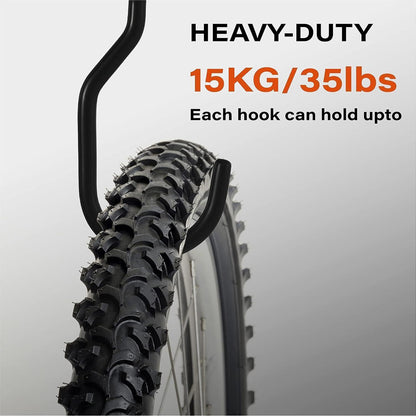 8er-Pack Fahrradhaken Set, PVC-Beschichtung, vielseitig