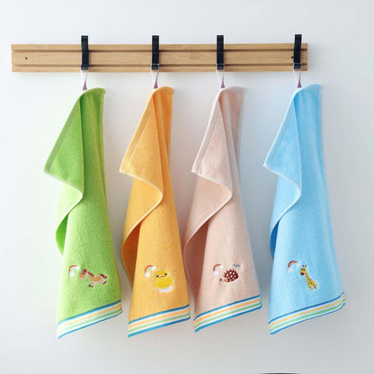 Loialpupy Gästetücher Set 4er Pack 25x50 cm Baumwolle Saugstark für Fitness Strand Spa