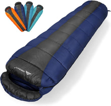 Ultraleichter Mumienschlafsack für Erwachsene 3 Jahreszeiten