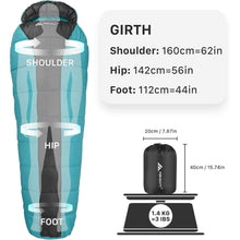 Ultraleichter Mumienschlafsack für