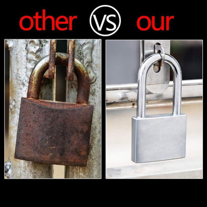 Vorhängeschloss Lamondre 50mm mit 4 Schlüssel, langer Bügel