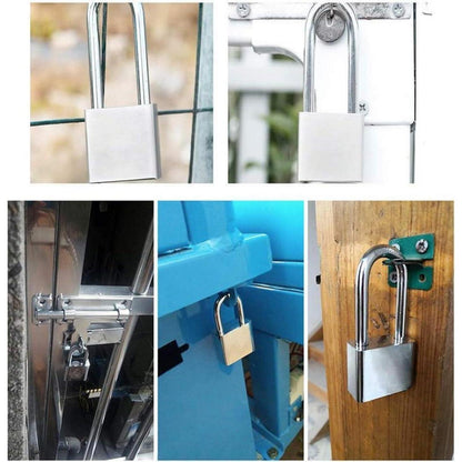 Vorhängeschloss Lamondre 50mm mit 4 Schlüssel, langer Bügel