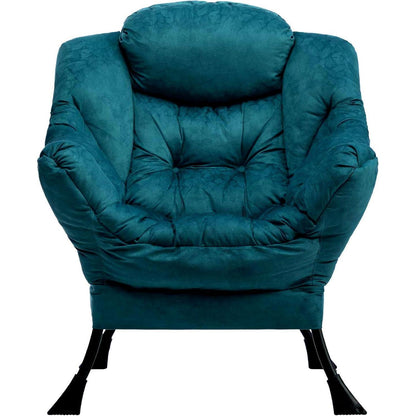 Ohrensessel Relaxsessel Blau Grün – Bequemer Lesesessel