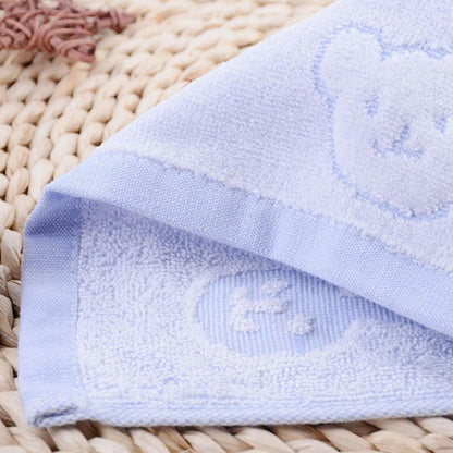 4er Pack Baumwolle Gästetücher Handtücher 25x25cm Gelb Pink Blau Lila