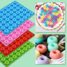 Mini Donut Silikonform 48 Kavitäten 4er Pack Antihaft