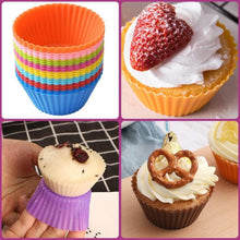 Wiederverwendbare Silikon Cupcake Muffinformen 48er Set