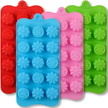 Silikonformen Blumenform 4er Pack Antihaft Lebensmittelqualität