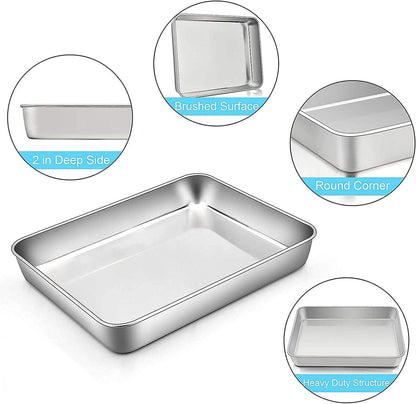 Backblech Keksblech Edelstahl-Backformen Toaster Ofenpfanne