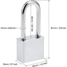 Vorhängeschloss 40mm mit 4