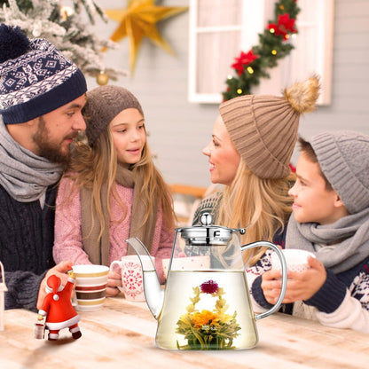 Teekanne Glas Zpose 1200ml mit Siebaufsatz hitzebeständig