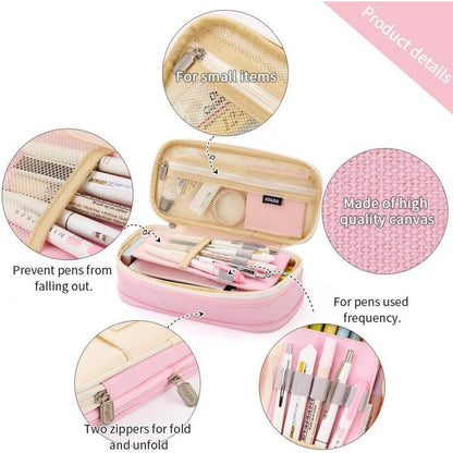 Großes Federmäppchen Aufbewahrungstasche für Studenten