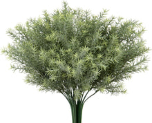 Kunstkraut Rosmarin grünes Blattspray 4er-Pack