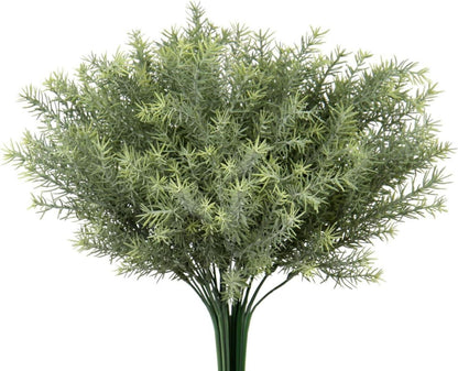 Kunstkraut Rosmarin grünes Blattspray 4er-Pack