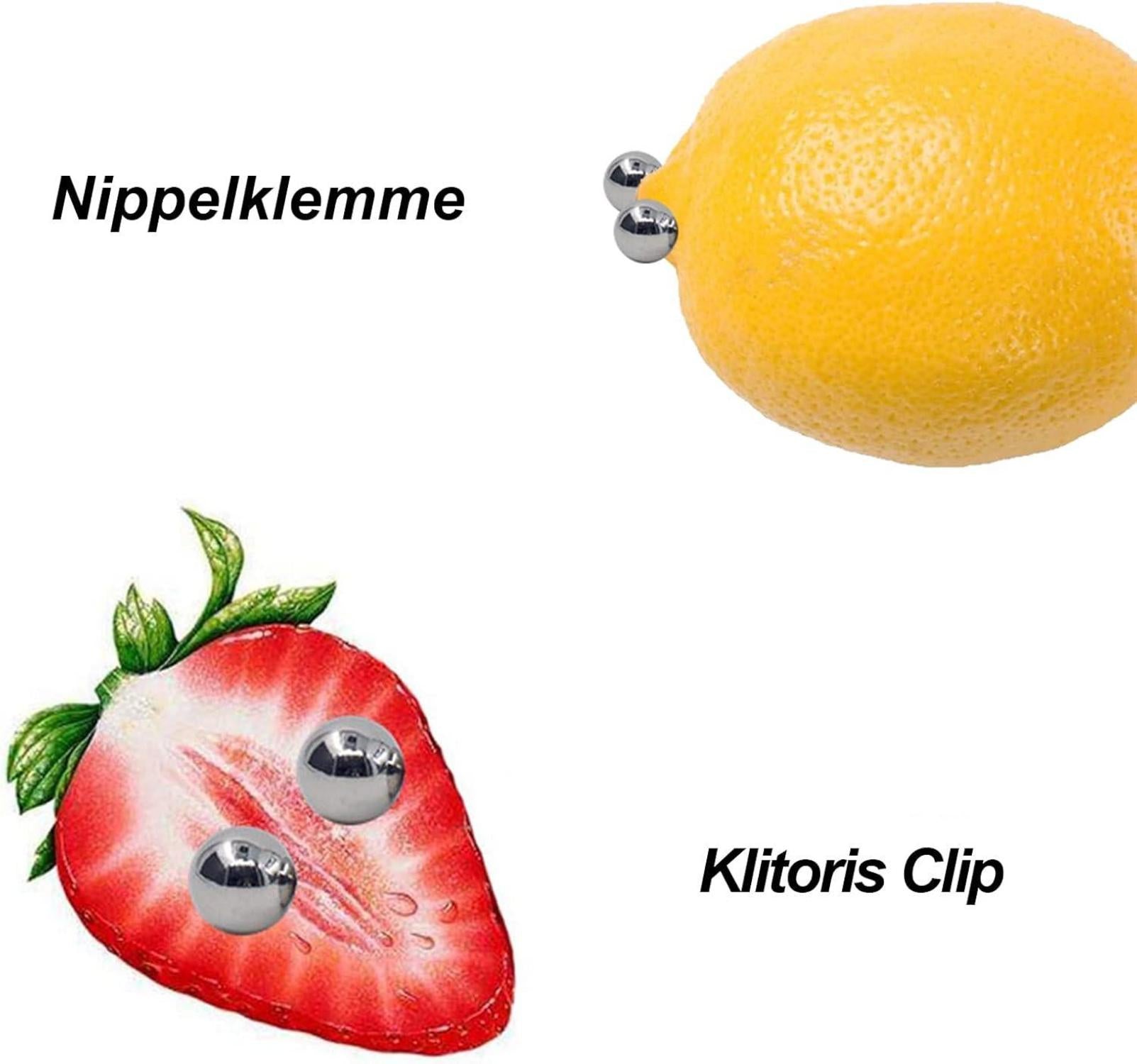 Nippelsauger & Magnetische Nippelklemmen Set, Brust Stimulation BDSMAGE