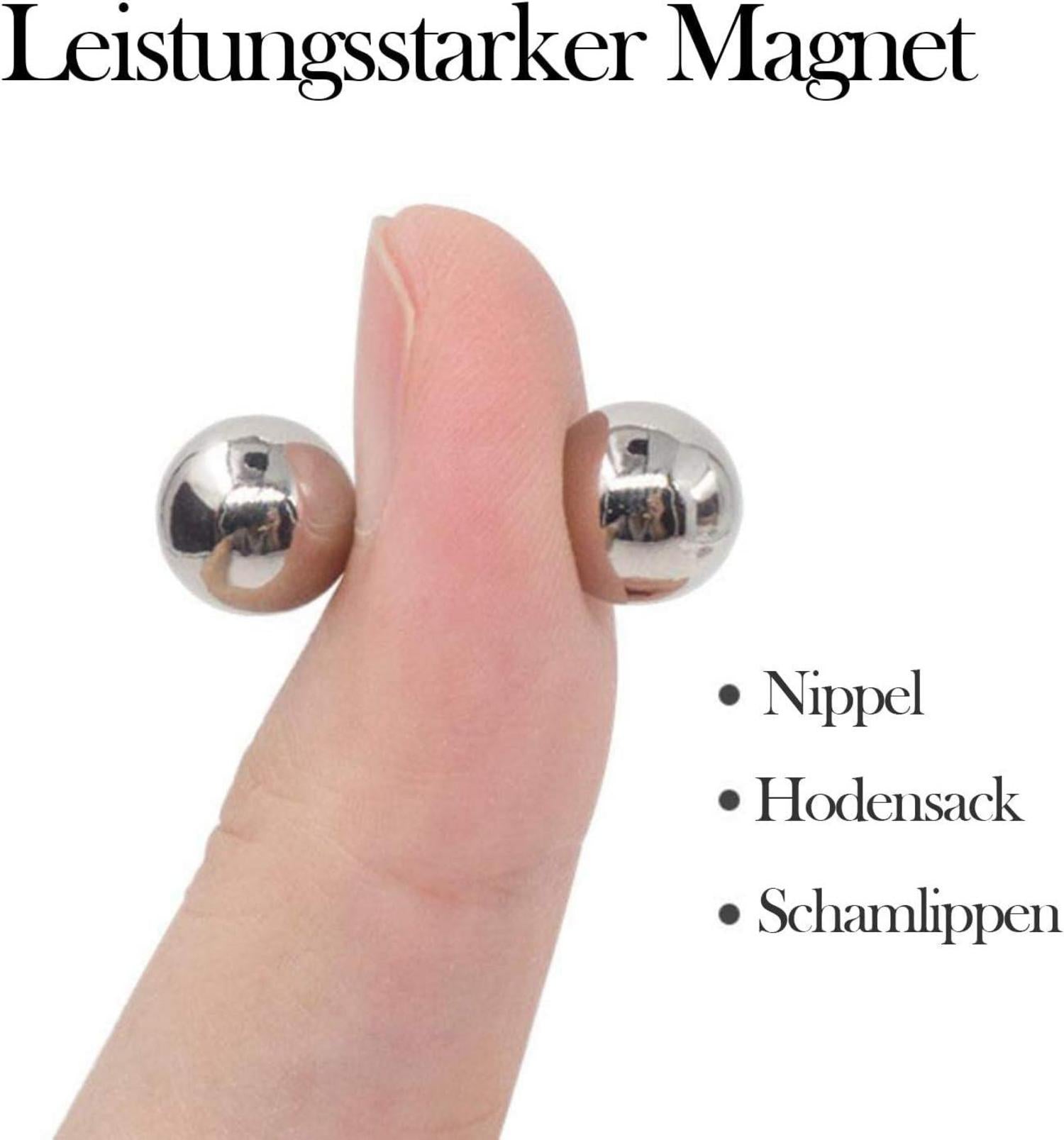 Nippelsauger Nippelklemmen Magnetisch Stimulation BDSM Sexspielzeug Set