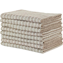 8er-Set Bambus Microfaser Geschirrtücher 45x65cm Khaki