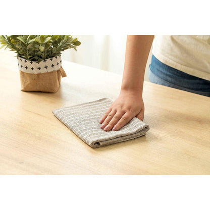 8er-Set Bambus Microfaser Geschirrtücher 45x65cm Khaki