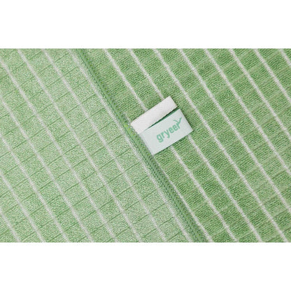 8er-Set Bambus Microfaser Geschirrtücher Grün 45x65cm