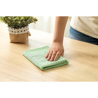 8er-Set Bambus Microfaser Geschirrtücher Grün 45x65cm