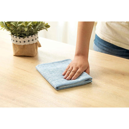 8er-Set Bambus Mikrofaser Küchentücher Blau, Super