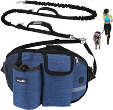 Joggingleine mit Bauchgurt, Laufgürtel für Hunde, Elastische Leine
