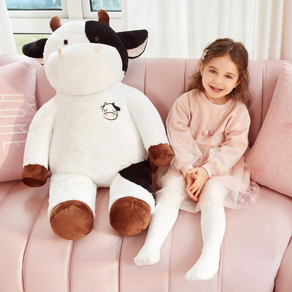 Riesige Kuschelkuh 78cm - Weiches Plüschtier für Kinder