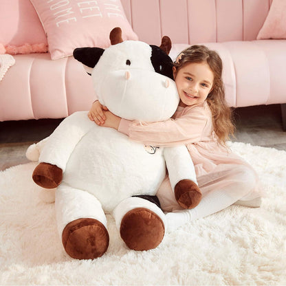 Riesige Kuschelkuh 78cm - Weiches Plüschtier für Kinder