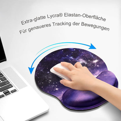 Ergonomisches Mauspad mit Handauflage, rutschfest, für Büro & Gaming