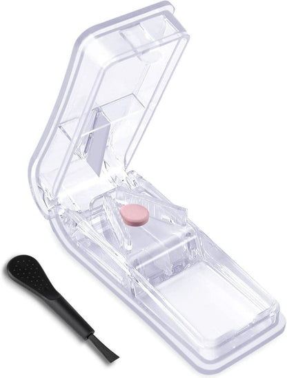 Tablettenteiler für Groß und Klein | Vitamin Medizin | Transparent