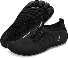 Barefoot Water Shoes Lightweight Mesh Drainage Holes Black