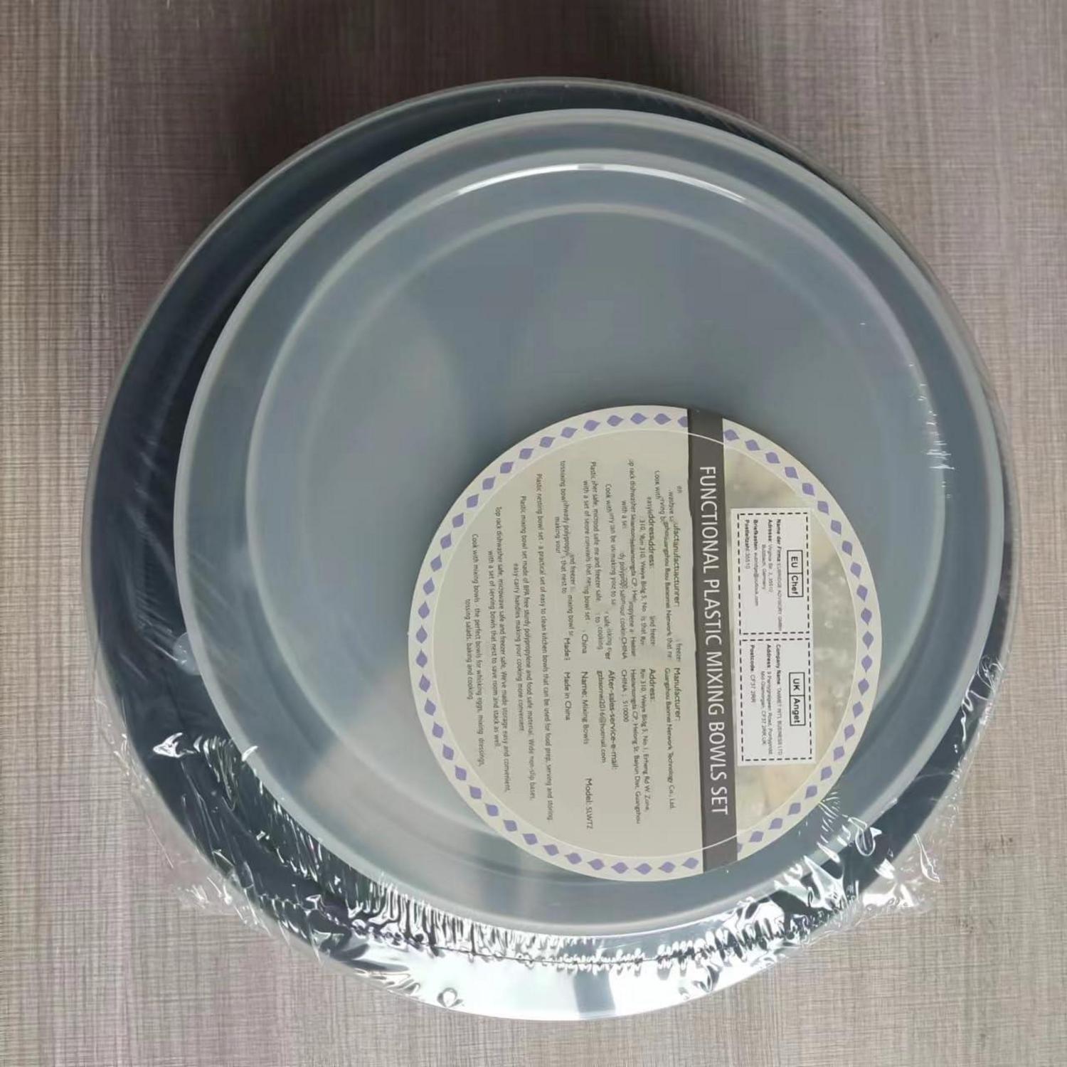 AIKKIL Rührschüssel Set 6-teilig mit Deckel, BPA-frei