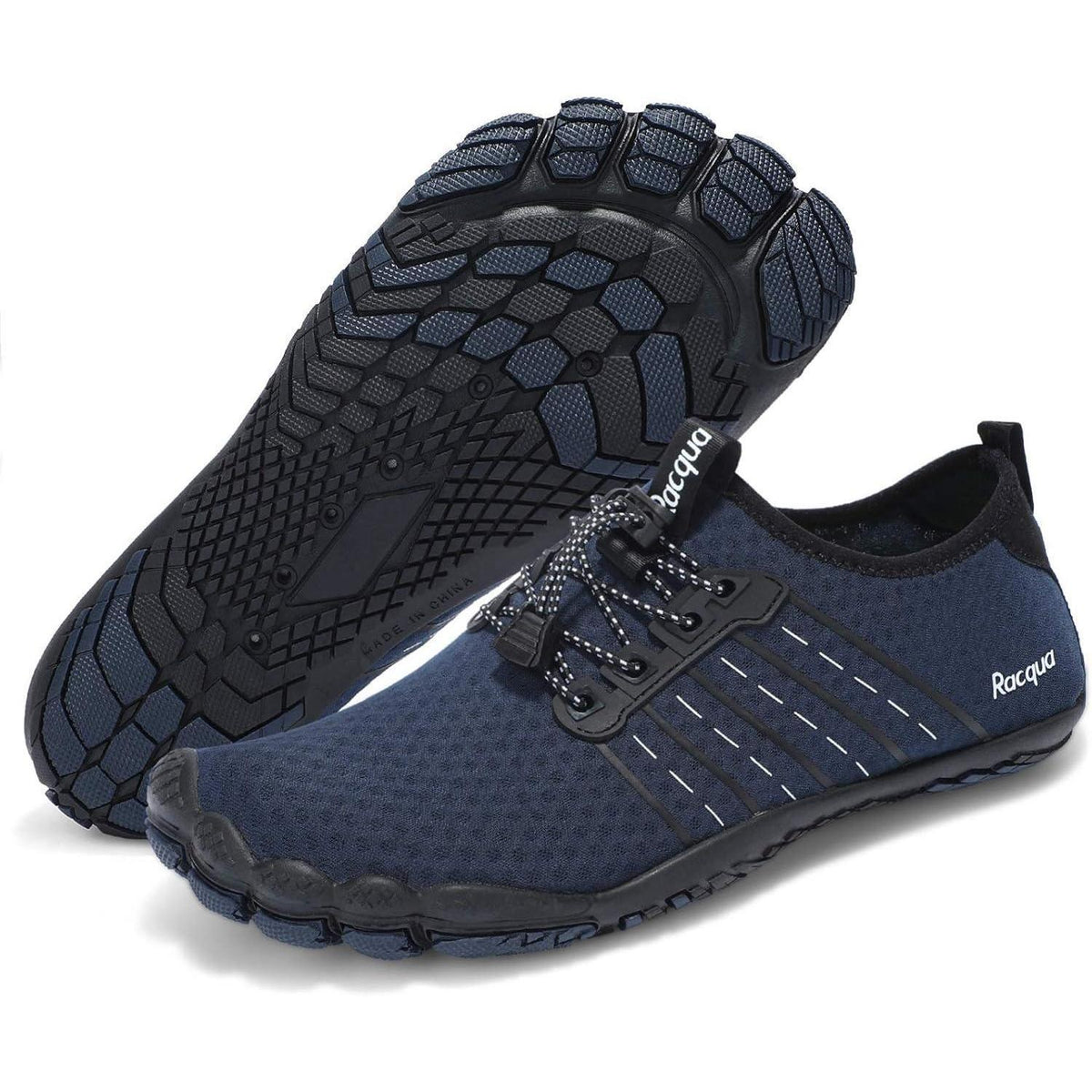 Aqua Schuhe Herren Damen Blau Schnelltrocknend Barfußgefühl