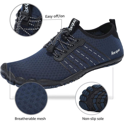 Aqua Schuhe Herren Damen Blau Schnelltrocknend Barfußgefühl