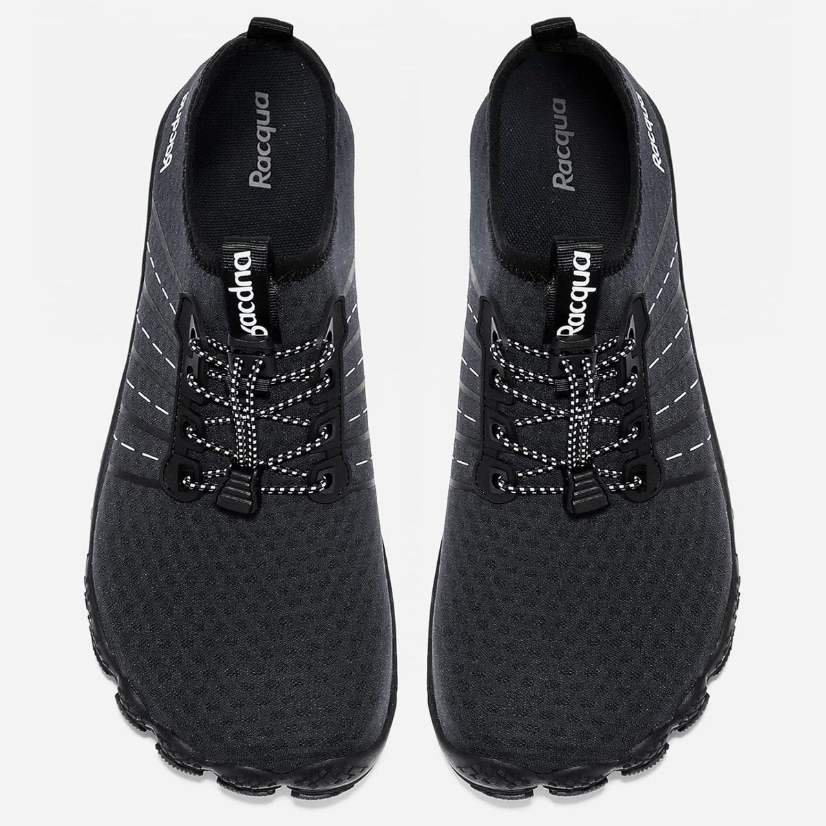 Aqua Schuhe Herren Damen Barfuß Wasserschuhe Schnelltrocknend Schwarz