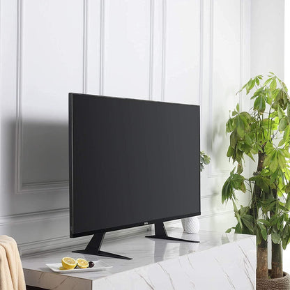 Höhenverstellbarer Universal TV Standfuß für 22-65 Zoll Fernseher VESA 75x75mm bis 800x400mm bis zu 50kg