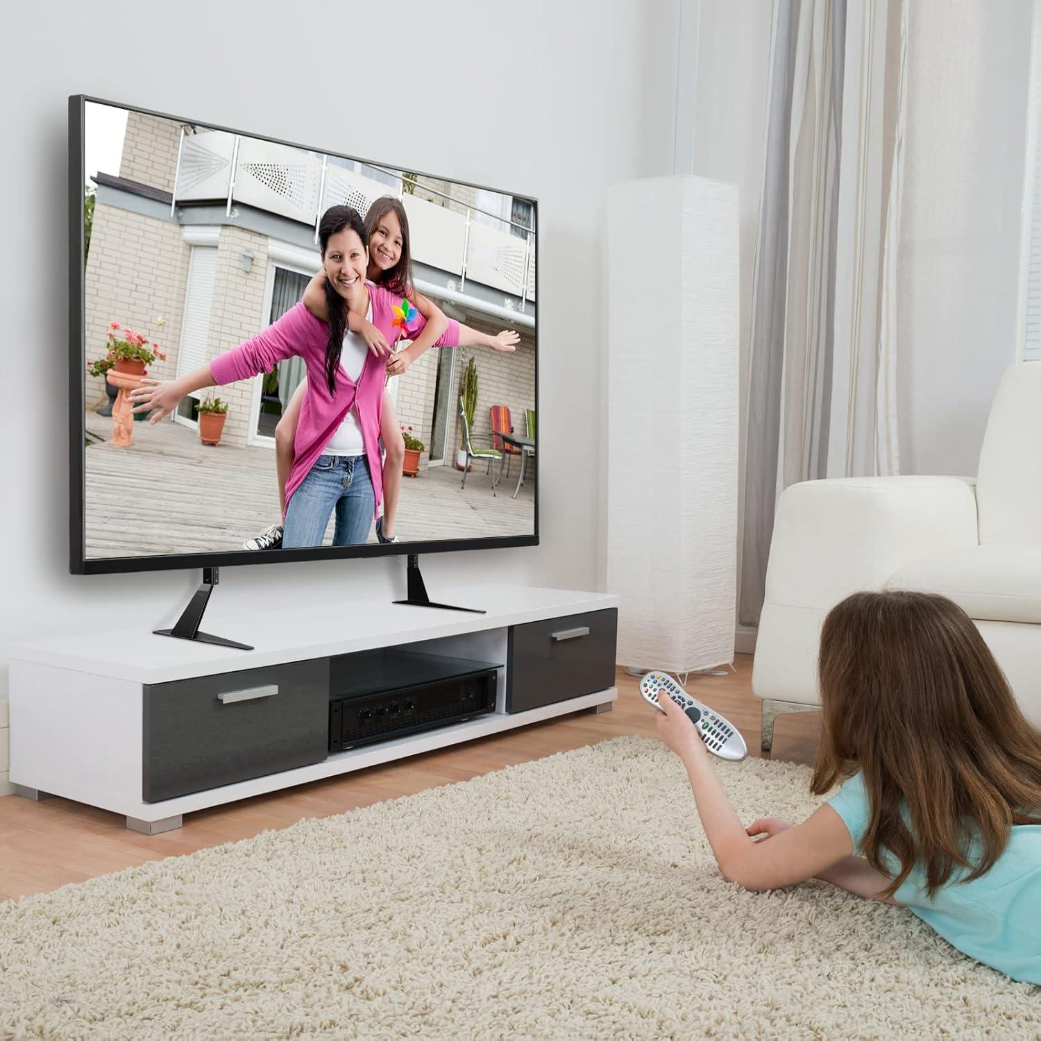 Suptek TV Standfüße Ständer für 22-65 Zoll LCD LED Flach&Curved Bis 50kg