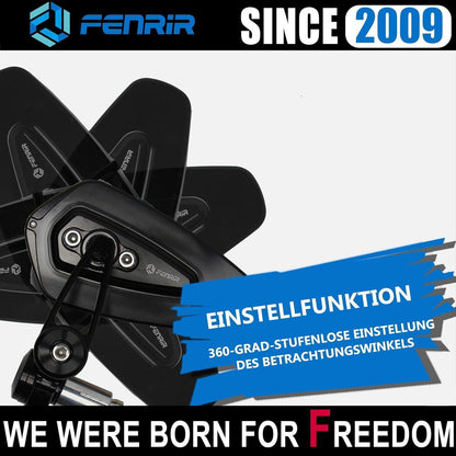 Motorrad Lenkerendenspiegel CNC Aluminium Blendschutz