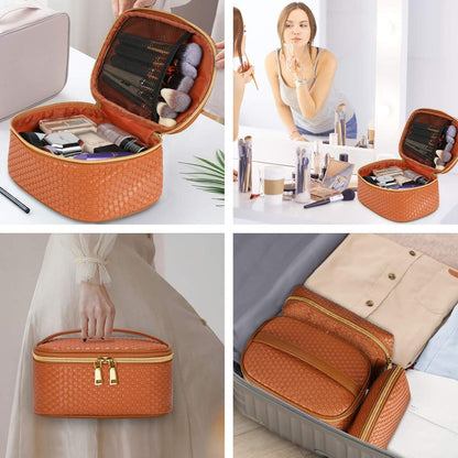 Kosmetiktasche Damen Make-Up Kulturbeutel Schminktasche Set 3-teilig