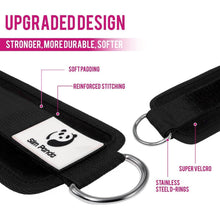 Premium Fußschlaufe Kabelzug Fitness Anklestraps verstellbar