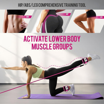 Premium Fußschlaufe Kabelzug Fitness Anklestraps verstellbar