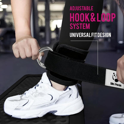 Premium Fußschlaufe Kabelzug Fitness Anklestraps verstellbar