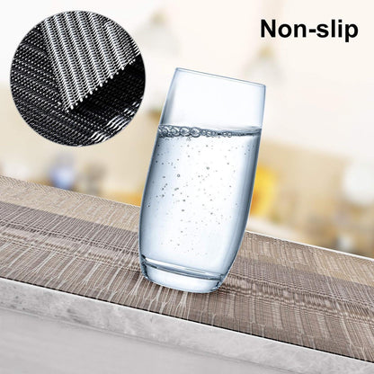 Aofmee Platzset PVC Abwaschbar Hitzebeständig Rutschfest 6er