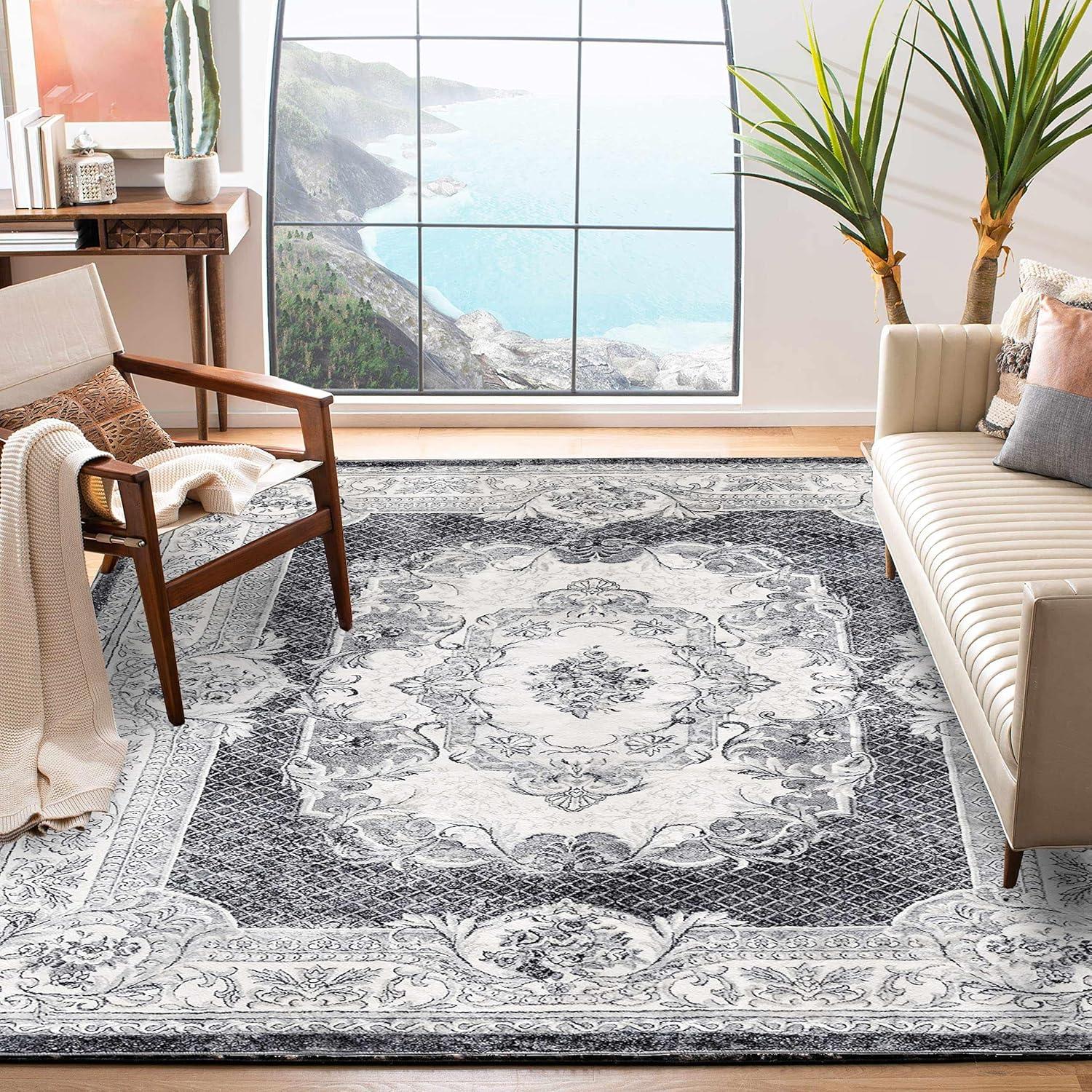 Modernes Hochflor-Teppichset für Wohnzimmer und